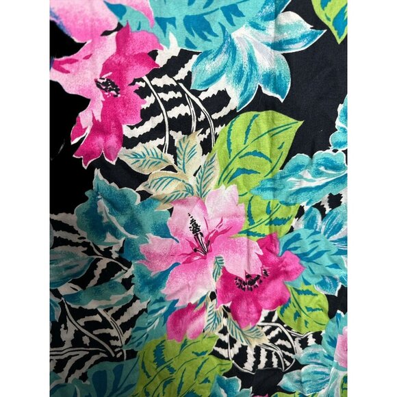 Hilo Hattie Vintage 1980’s Hawaiian Muu Muu/Maxi Dress Size Xl Vibrant Aloha - Picture 4 of 7